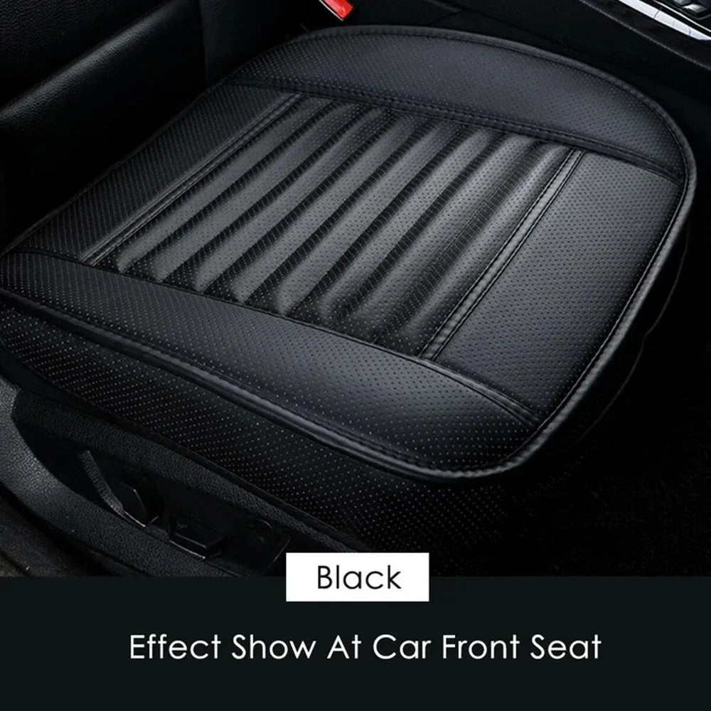 Pustende, sklisikker bilsetepute i PU-skinn, universell for personbiler og SUV-er, stilig, beskytter mot smuss.