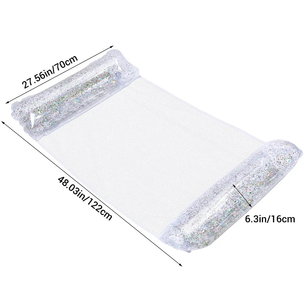 Nærbilde av AQUAVIVA vannhengekøye som viser material og design