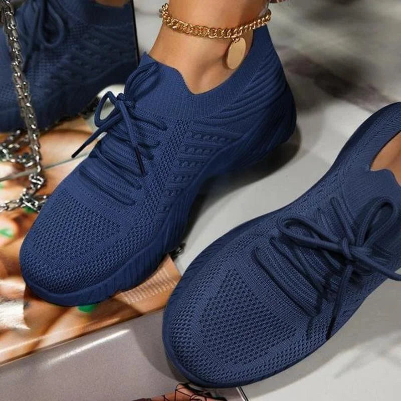 Bequeme orthopädische Damensneaker mit elegantem Design und rutschfester Sohle für ganztägigen Komfort.