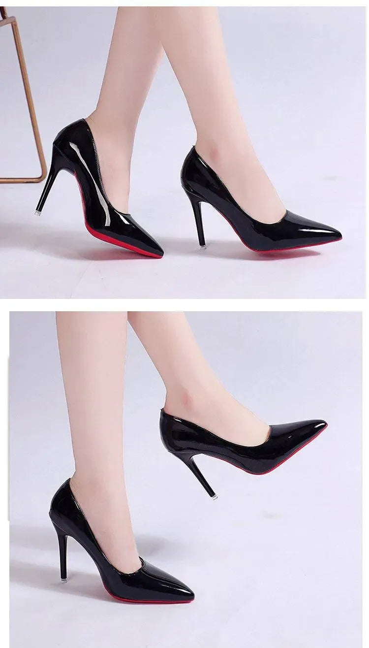 Elegante Damen-Plateau-Stiletto High Heels, modische Pumps in verschiedenen Farben, aus Kunstleder mit Stiletto-Absatz.