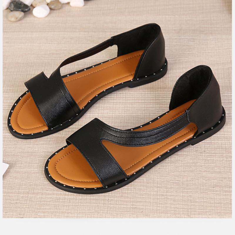 "Elegante Damen-Sandalen mit bezogenem Absatz und Fersenriemen für stilvolle Sommer-Outfits, bieten Komfort und Eleganz."