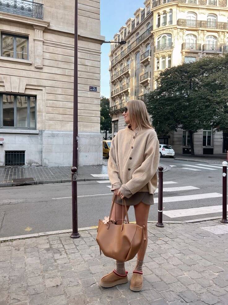 "Elegante Vintage Damen Tote Bag aus Leder mit geräumigem Inneren und vielseitigem Design, Frontansicht"