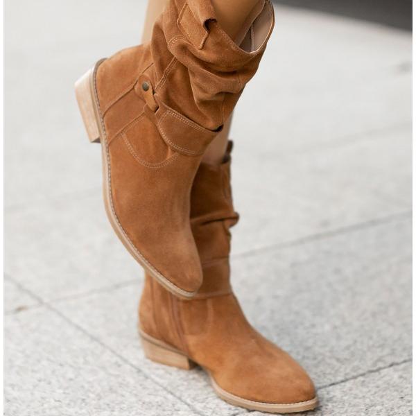 "Elegante orthopädische Stiefelette, beige, mit bequemem Einstieg, vielseitig für Stadt oder Büro, Damenmode, Komfor"