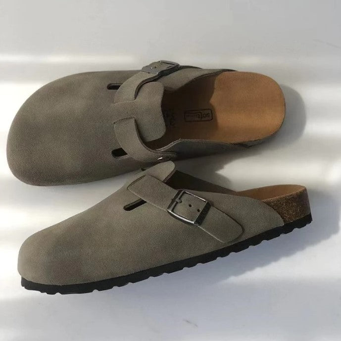 Elegante vegane Sandale für Damen in Beige, umweltfreundlich, mit ergonomischem Design. Perfekt für Alltag und Freizeit.