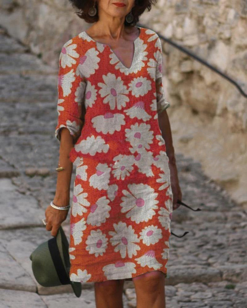 "Elegantes Damen Freizeitkleid, bequem und stilvoll, ideal für jeden Anlass, in hochwertigen Stoffen, schlichtes Design"