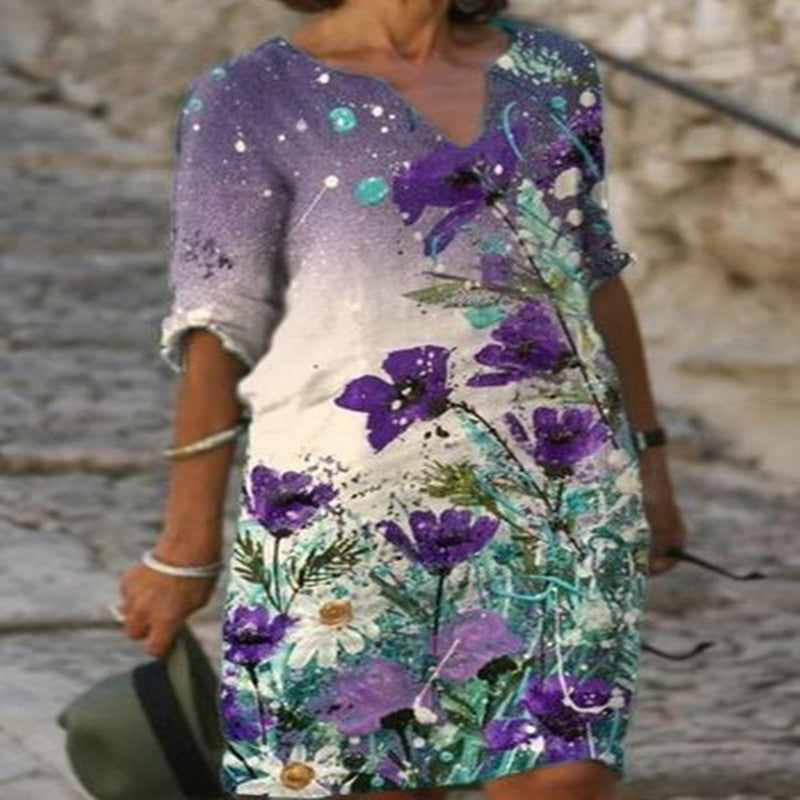 "Elegantes Damen Freizeitkleid, bequem und stilvoll, ideal für jeden Anlass, in hochwertigen Stoffen, schlichtes Design"