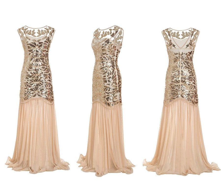 Bakside av Gatsby-kjolen