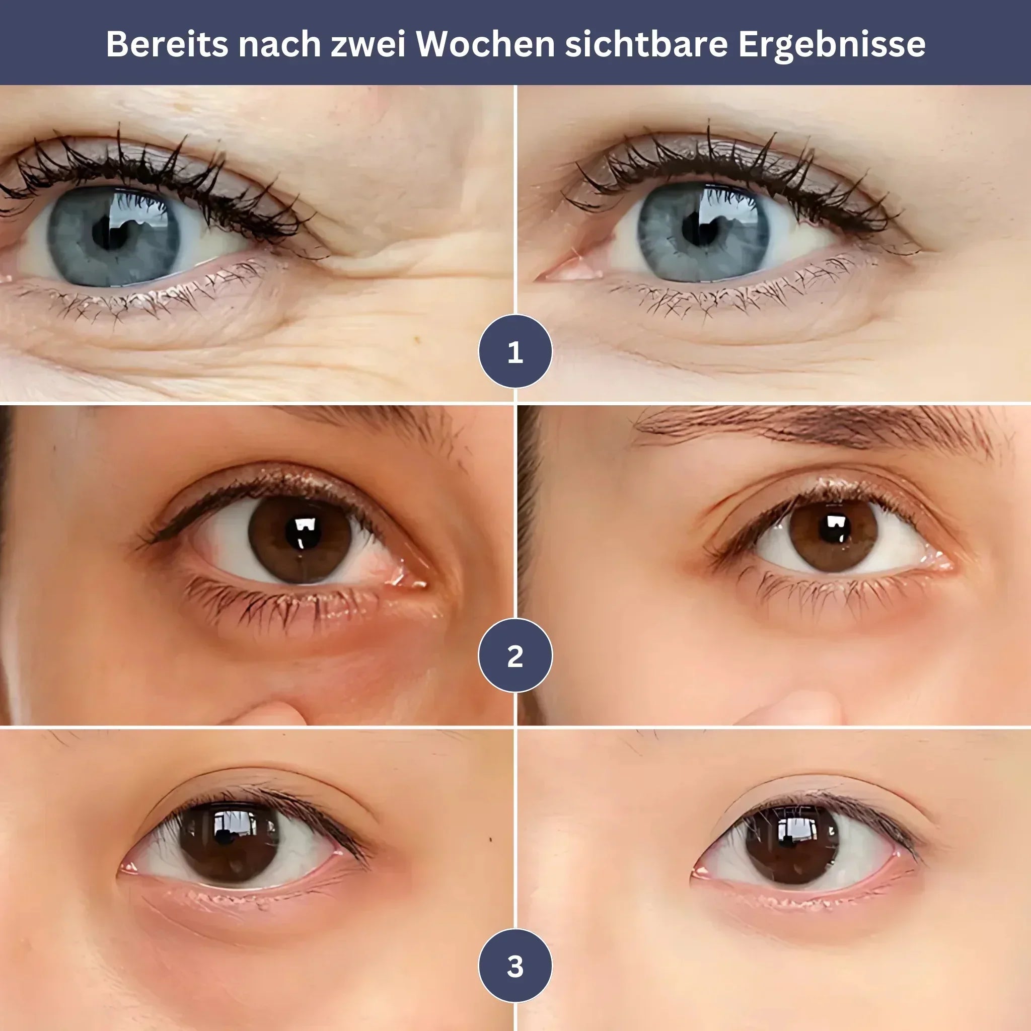 "Erfrischende Augenpflege-Creme in eleganter Tube, ideal zum Reduzieren von Augenringen und Fältchen, für strahlende Augen."