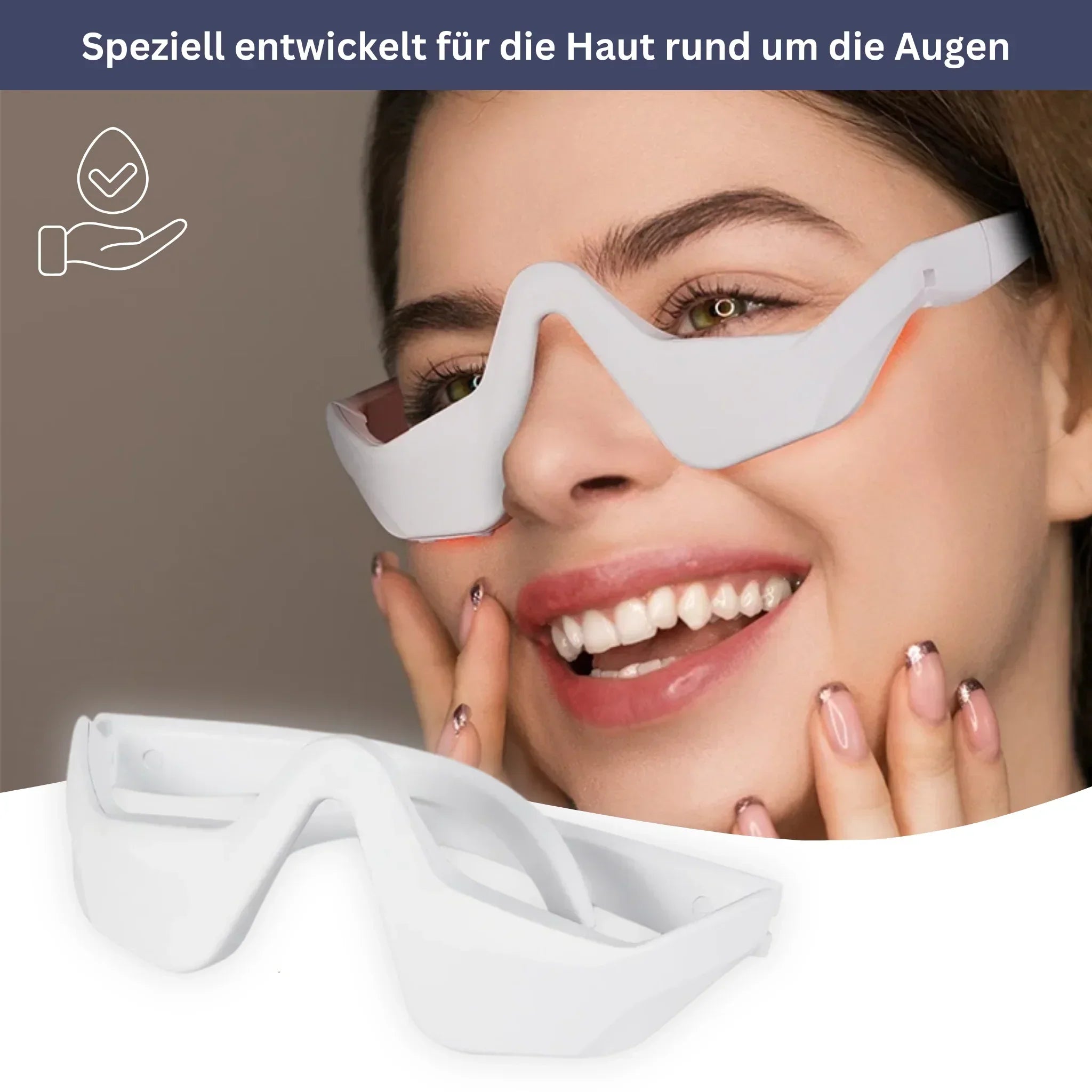 "Erfrischende Augenpflege-Creme in eleganter Tube, ideal zum Reduzieren von Augenringen und Fältchen, für strahlende Augen."