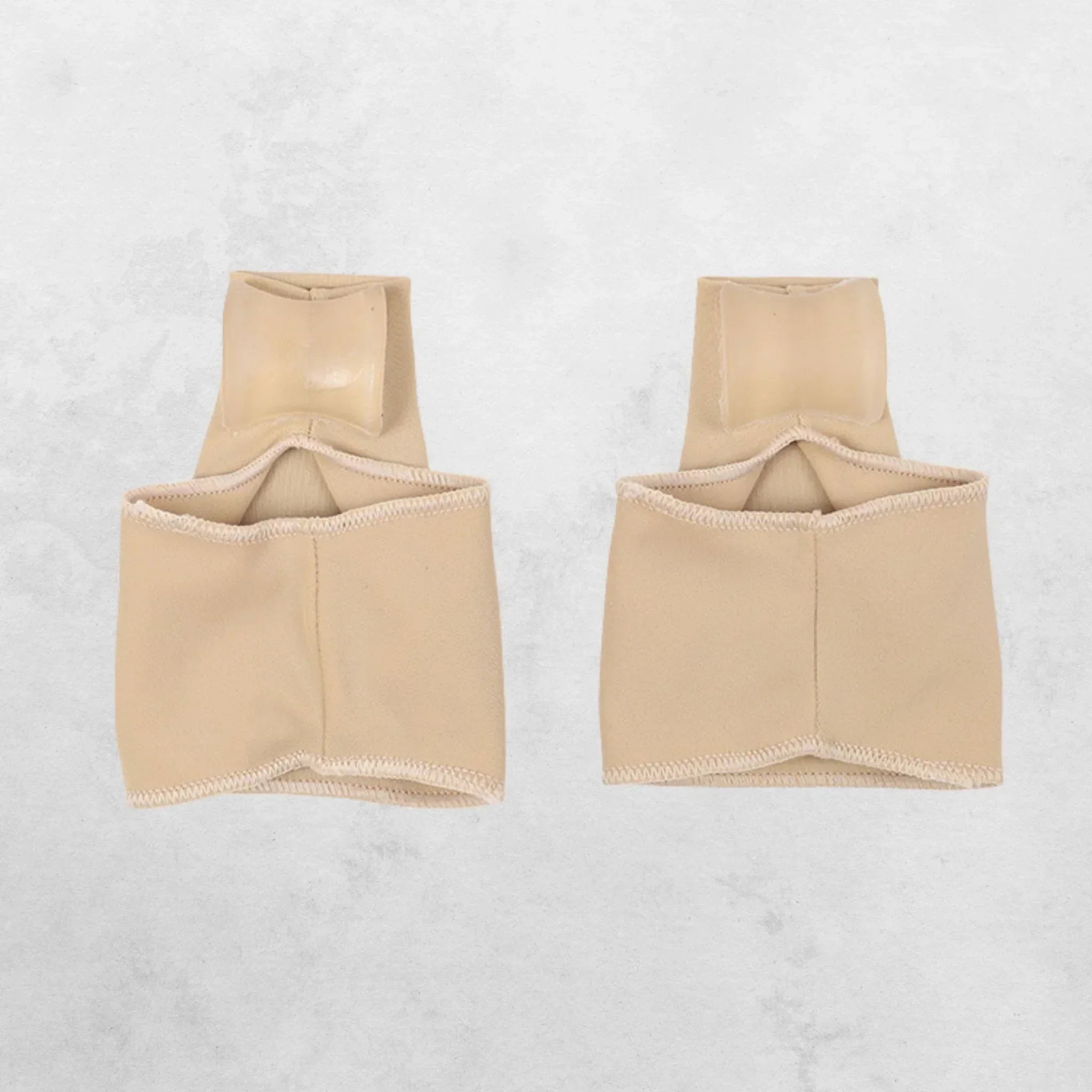 "Ergonomische HalluxFit Bandage für Hallux-Valgus, graues Accessoire, bietet Halt und Bewegungsfreiheit"