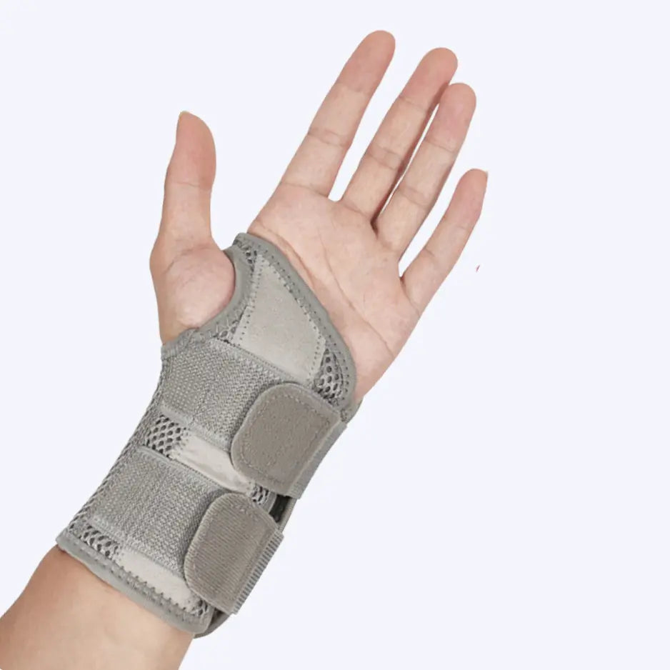 Ergonomische, atmungsaktive Handgelenksschiene für Schmerzlinderung und Stabilität, perfekt für den Alltag.