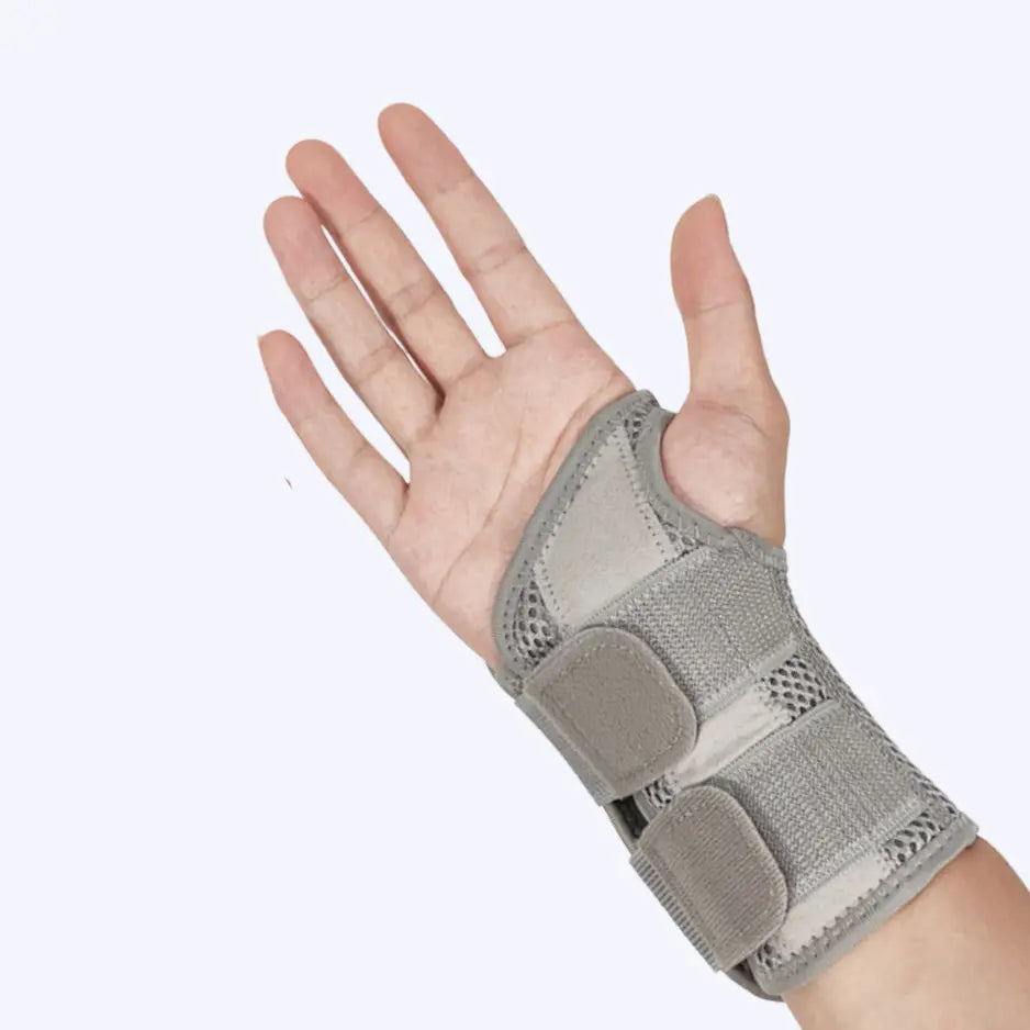 Ergonomische, atmungsaktive Handgelenksschiene für Schmerzlinderung und Stabilität, perfekt für den Alltag.