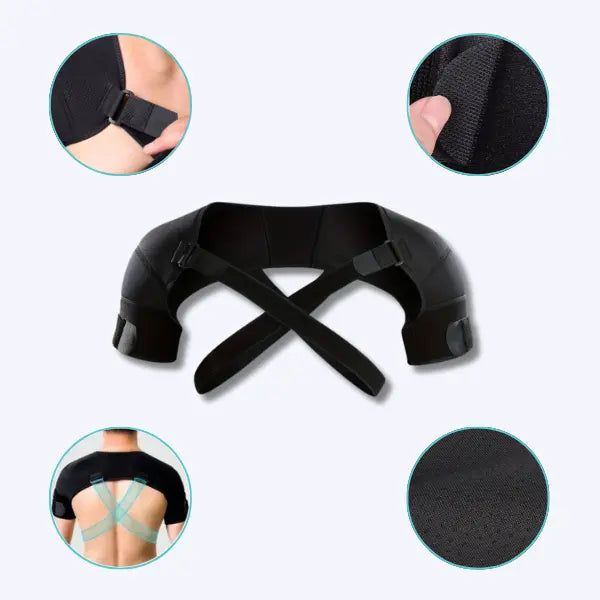 "Ergonomischer Haltungskorrektor, diskret, mit verstellbaren Riemen, unter Kleidung tragbar, lindert Rücken- und Schulterschm