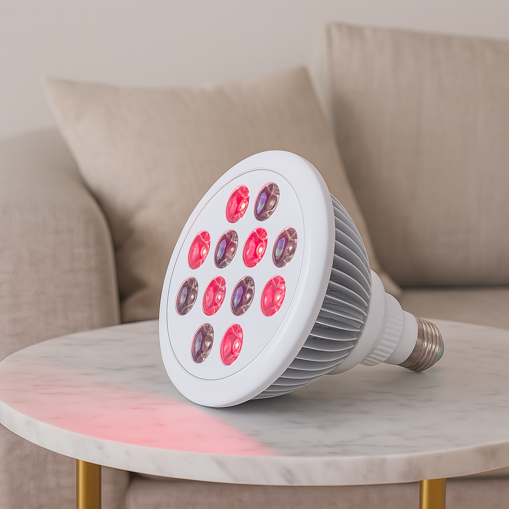 LED Terapilampe med Klemme for Strålende Hud