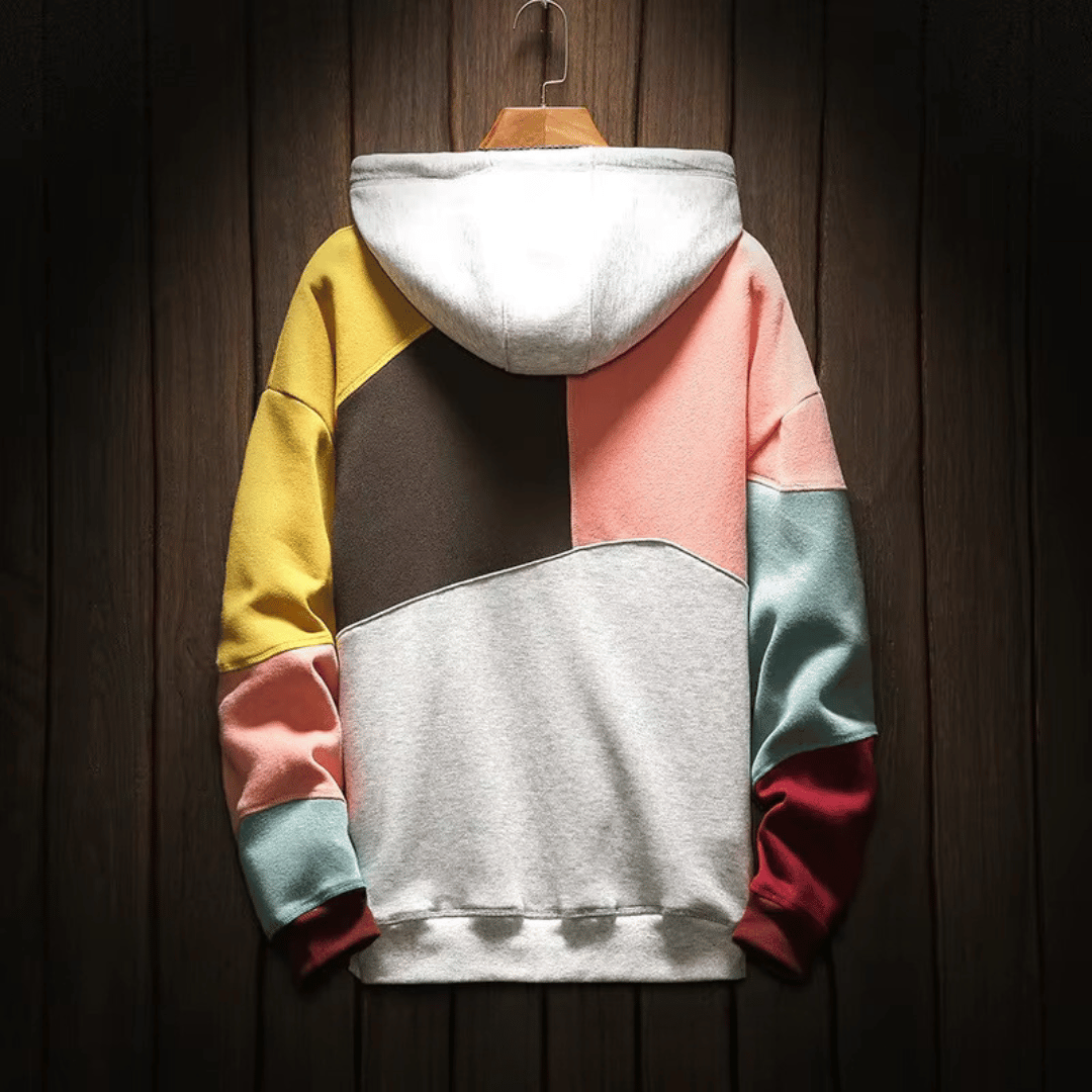 "Herren Hoodie mit Kapuze, Känguru-Tasche, langer Ärmel; lässig, stylisch, ideal für Alltag und kältere Tage."