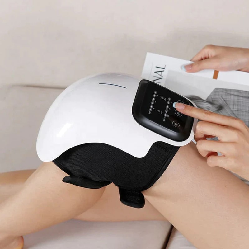 "Infrarot 3-in-1 Massagegerät tragbar, für Knie, Schultern, Ellenbogen; modernes Design, Schmerzlinderung durch Wärme."