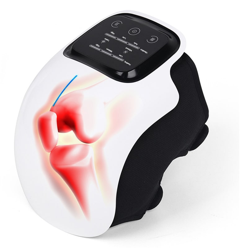 "Infrarot 3-in-1 Massagegerät tragbar, für Knie, Schultern, Ellenbogen; modernes Design, Schmerzlinderung durch Wärme."