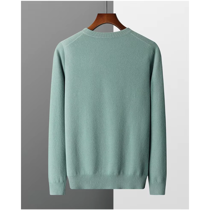 "Kaschmir Pullover Herren V-Ausschnitt, weiches Strickmaterial, grau, elegante Mode, perfekt für Büro und Freizeit"