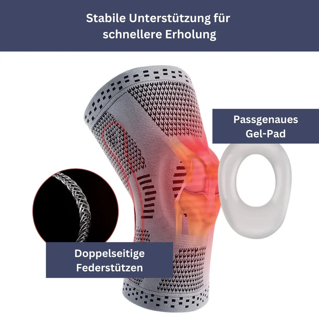 "Kniebandage für orthopädische Unterstützung in mehreren Farben, stabil, atmungsaktiv, geeignet für Sport und Alltag."