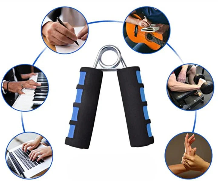Kompakter Handtrainer zur Stärkung von Handkraft & Stressabbau, ideal für Fitness und Entspannung unterwegs.