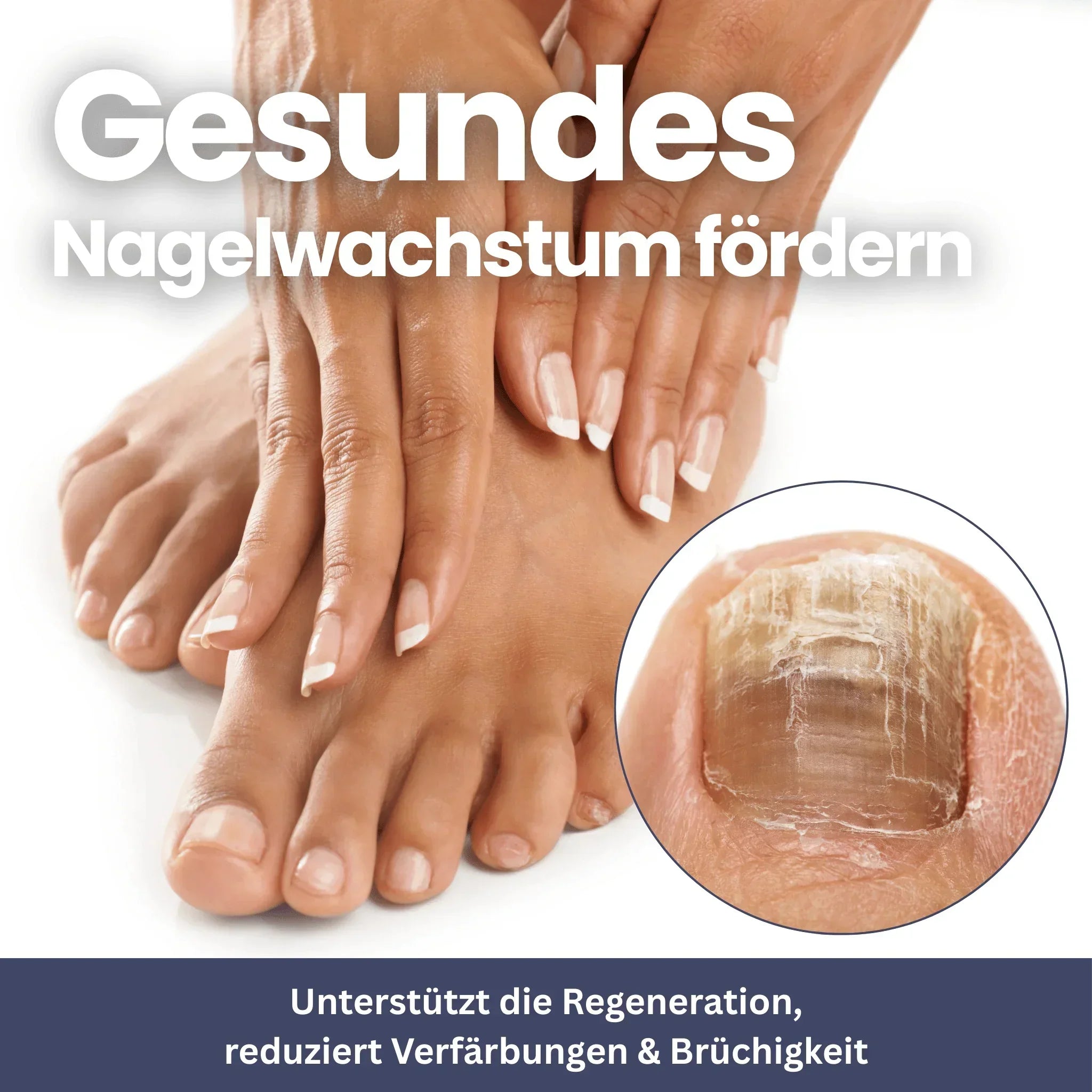 "Kompaktes NailClip Nagelpilztherapie-Gerät vorne, ideal für effektive Nagelbehandlung mit Phototherapie-Technologie."