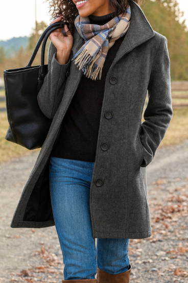 Farger av trenchcoat for kvinner