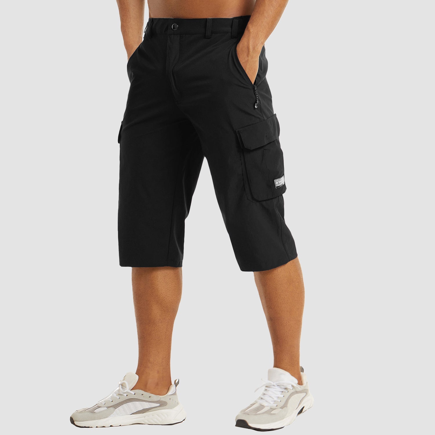 "Leinor Cargo Shorts für Herren, robust, bequem, mit Taschen; ideal für Sommer, Strand, Freizeit und Outdoor-Aktivitäten"