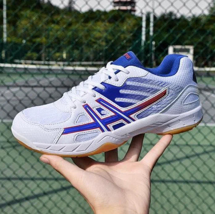 "Lila orthopädische Tennisschuhe für Damen, Stoßdämpfung, atmungsaktiv, maximaler Komfort und Schutz, Tennisleistung."