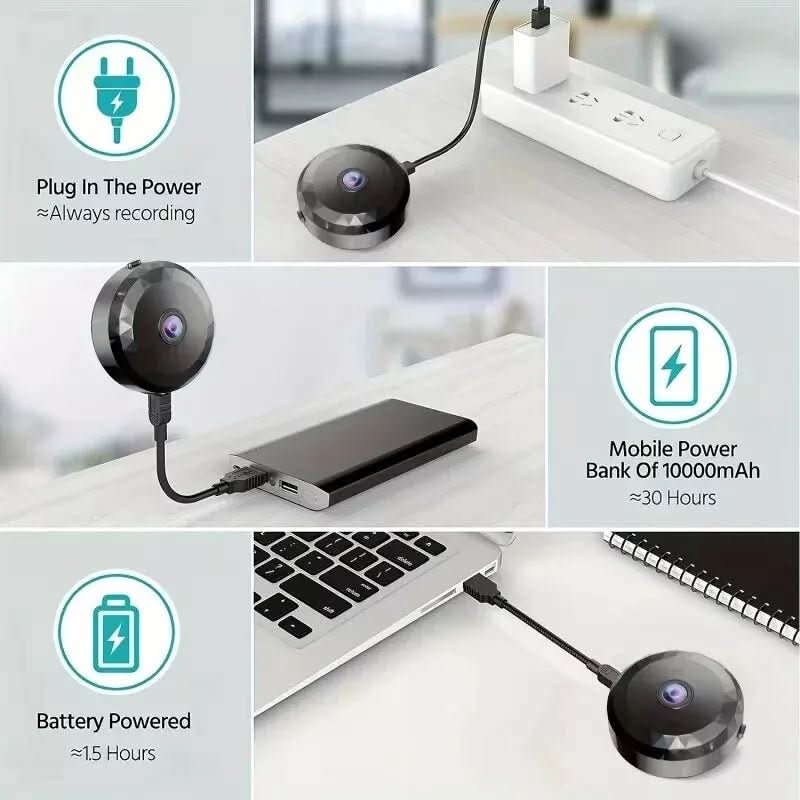 "Mini-WiFi-Kamera magnetisch, 1080P HD, kompakt, diskret, für Heim- und Büroüberwachung, optimal für unauffällige Montage"