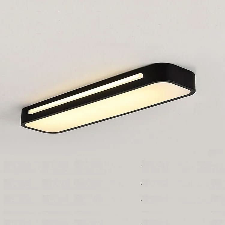 "Minimalistische LED Deckenleuchte im nordischen Stil, aus Eisen und Acryl, mit einstellbaren Lichtfarben und Größen."