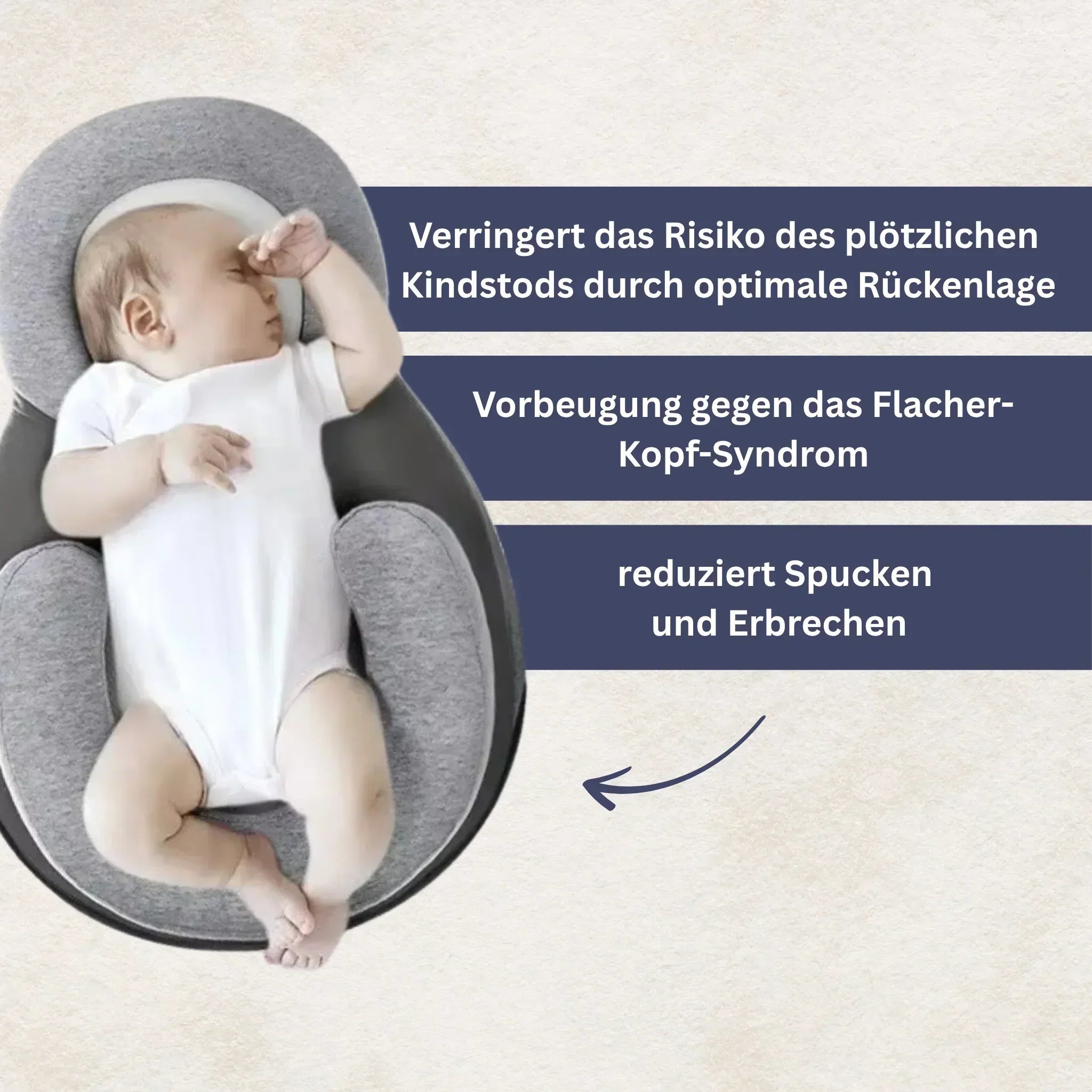 Orthopädisches Babybett mit ergonomischem Design, weicher Polsterung und robustem Gestell für sicheren und komfortablen Schla