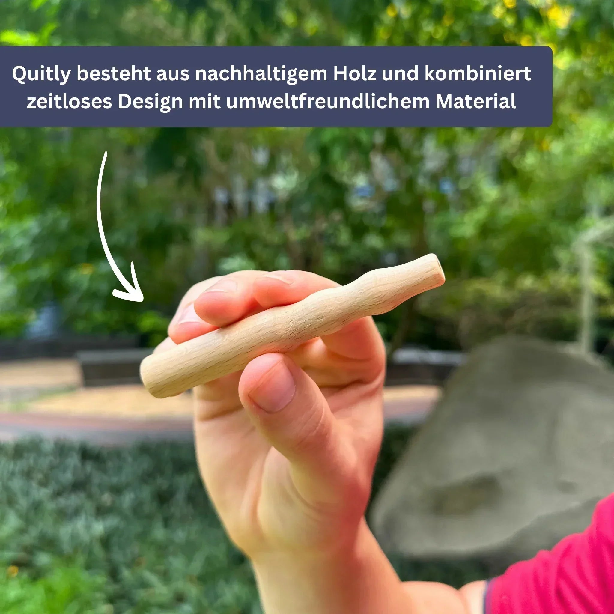 "Quitly Komplett-Set für Rauchstopp, modernes Design, diskret und stilvoll, ideal für den Übergang zu rauchfreiem Leben."