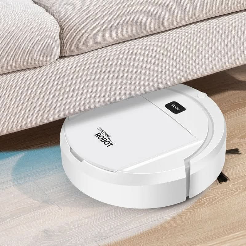 Schwarzer Roboterstaubsauger für Tiefenreinigung, intelligente Navigation, allergikerfreundlich, flüsterleise, einfach zu bed