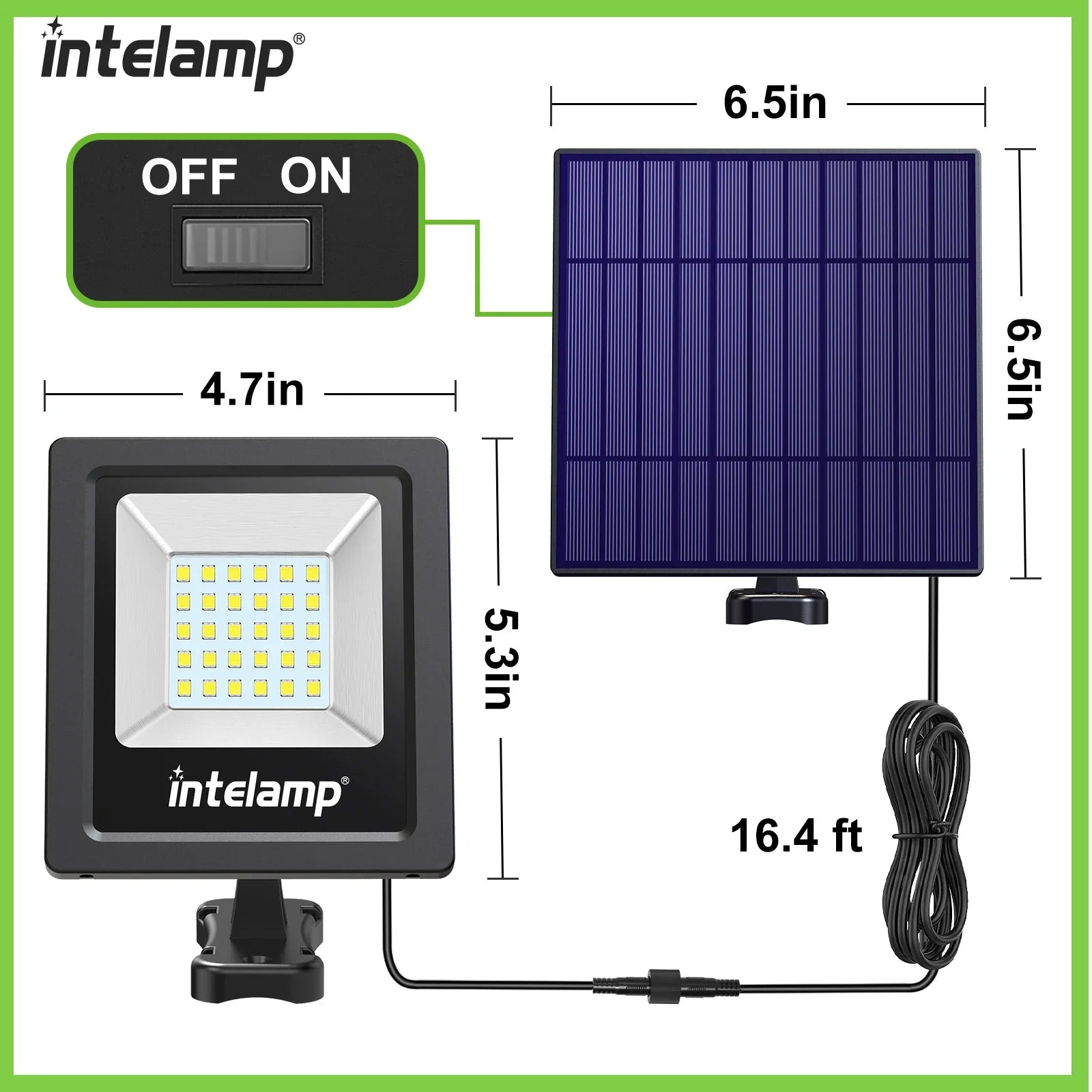 Solar LED Sicherheitsstrahler 1200LM, wetterfest IP65, für Außenbereiche, elegant und funktional, ideal für Gartenbeleuchtung