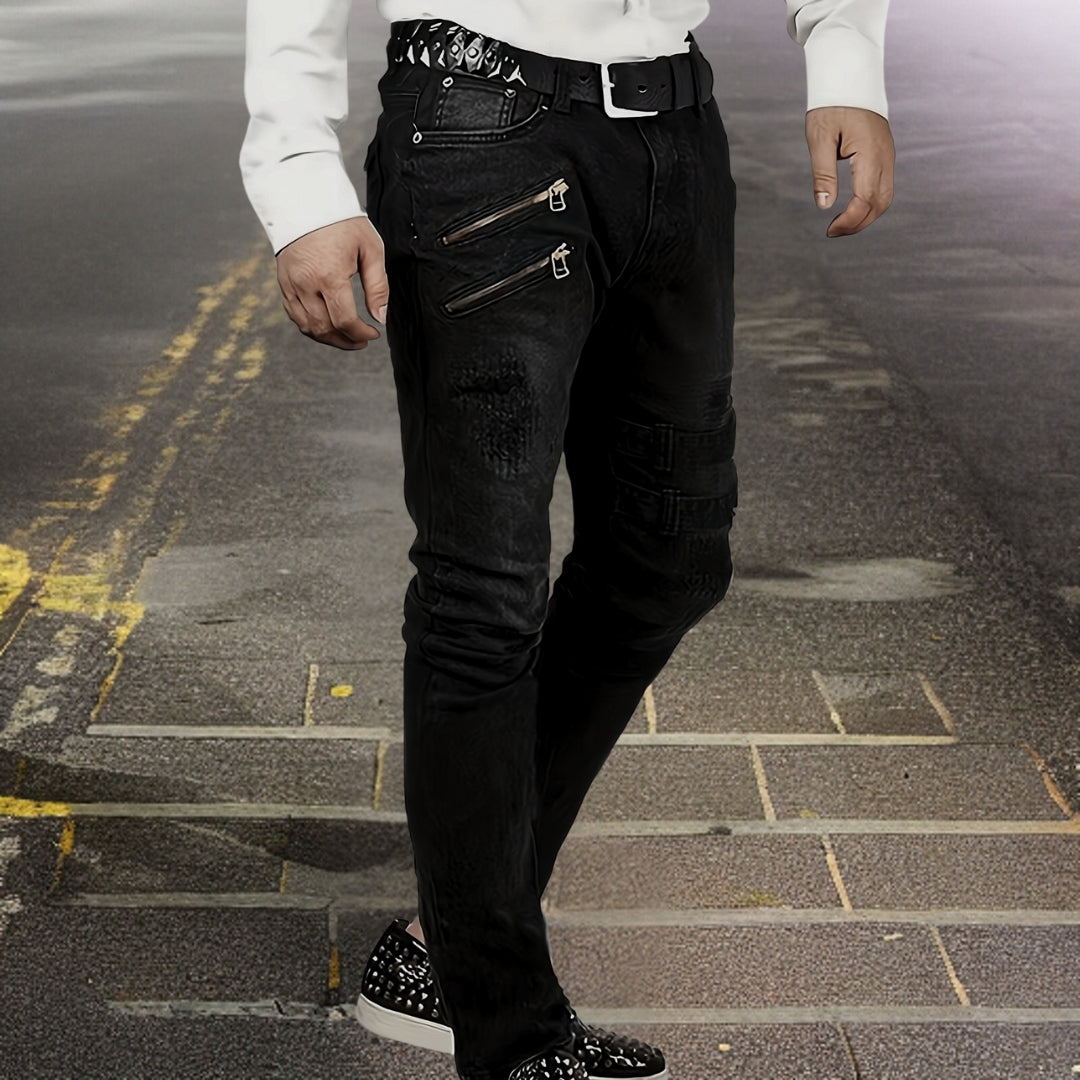 Motorsykkelbukser i bruk