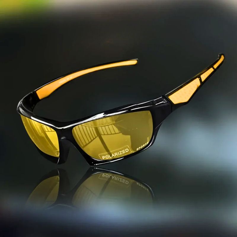 "Stilvolle Sonnenbrille für Herren mit maximalem UV-Schutz und zeitlosem Design in klassischem Schwarz."