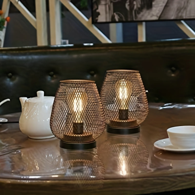 "Stilvolle, kabellose LED-Laterne mit warmweißem Licht, geeignet für drinnen und draußen, robust und wetterfest."