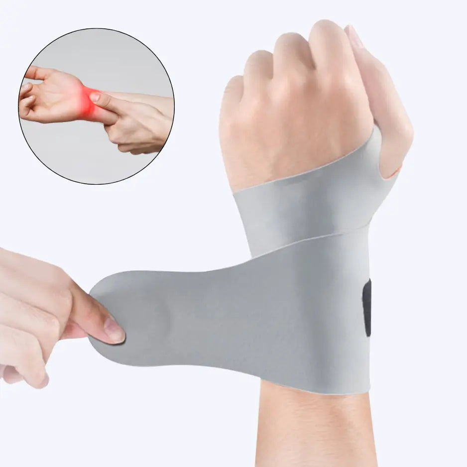 Verstellbare Handbandage für Karpaltunnel, schwarz, atmungsaktiv; bietet Unterstützung und Schmerzlinderung für das Handgelen