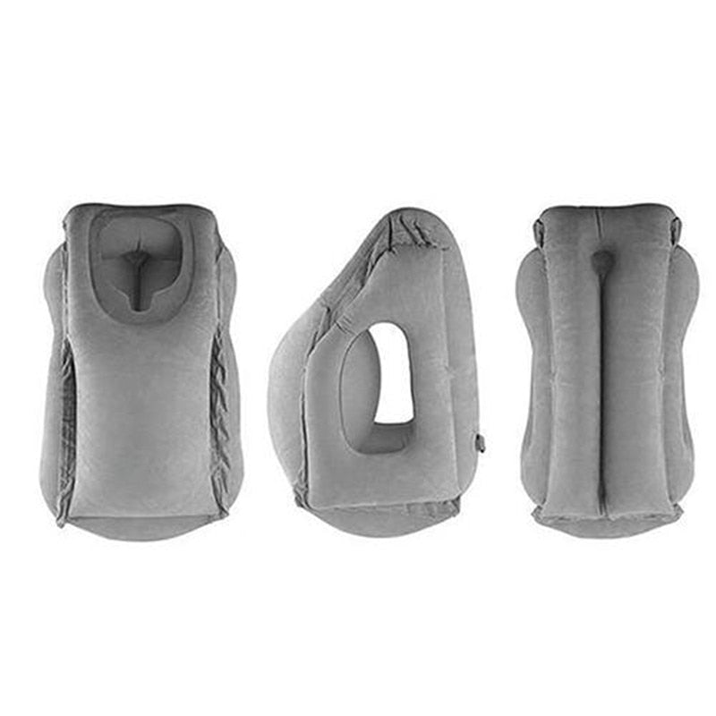 AirDream unisex reisepute, oppblåsbar nakkestøtte for ergonomisk komfort og avslapning på alle reiser.