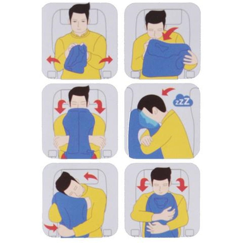 AirDream reisepute, optimal nakkestøtte for dypere sove på reise. Ergonomisk tilbehør for komfort.