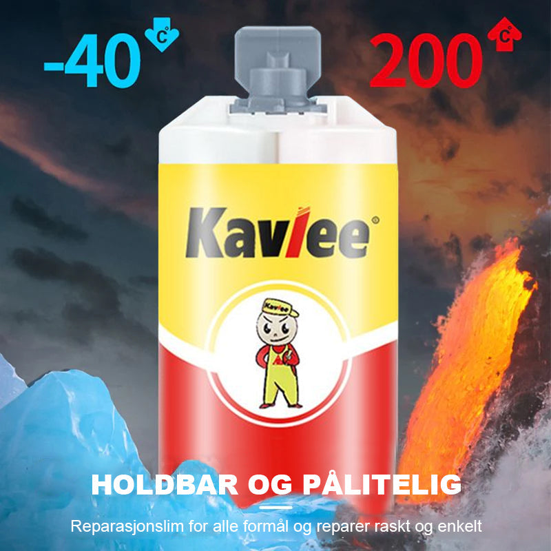 Utrolig sterkt reparasjonslim som fester nesten alle materialer. Perfekt for krevende hjemmefiks.