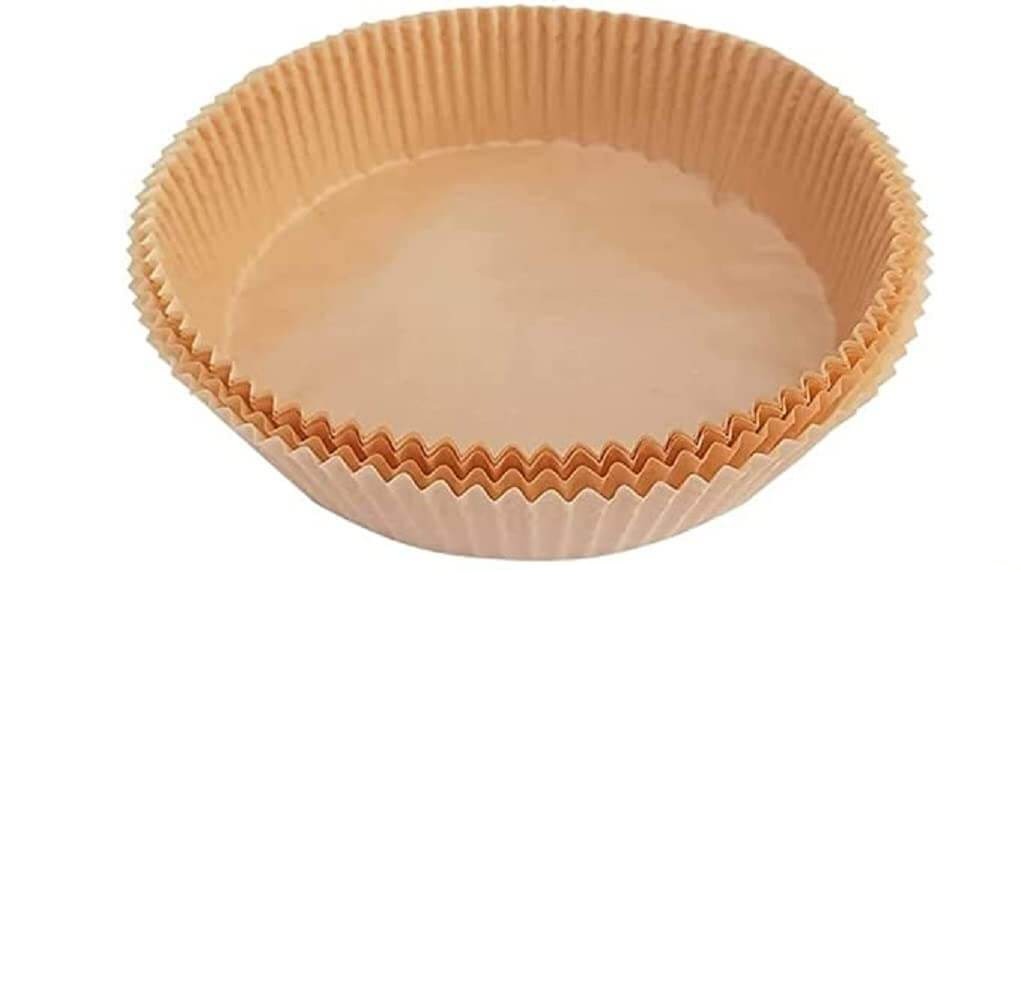 Non-stick bakepapir til airfryer, runde innlegg (50 stk.)