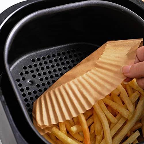 Engangs bakepapir til airfryere, fettredusert matlaging (50 stk.)