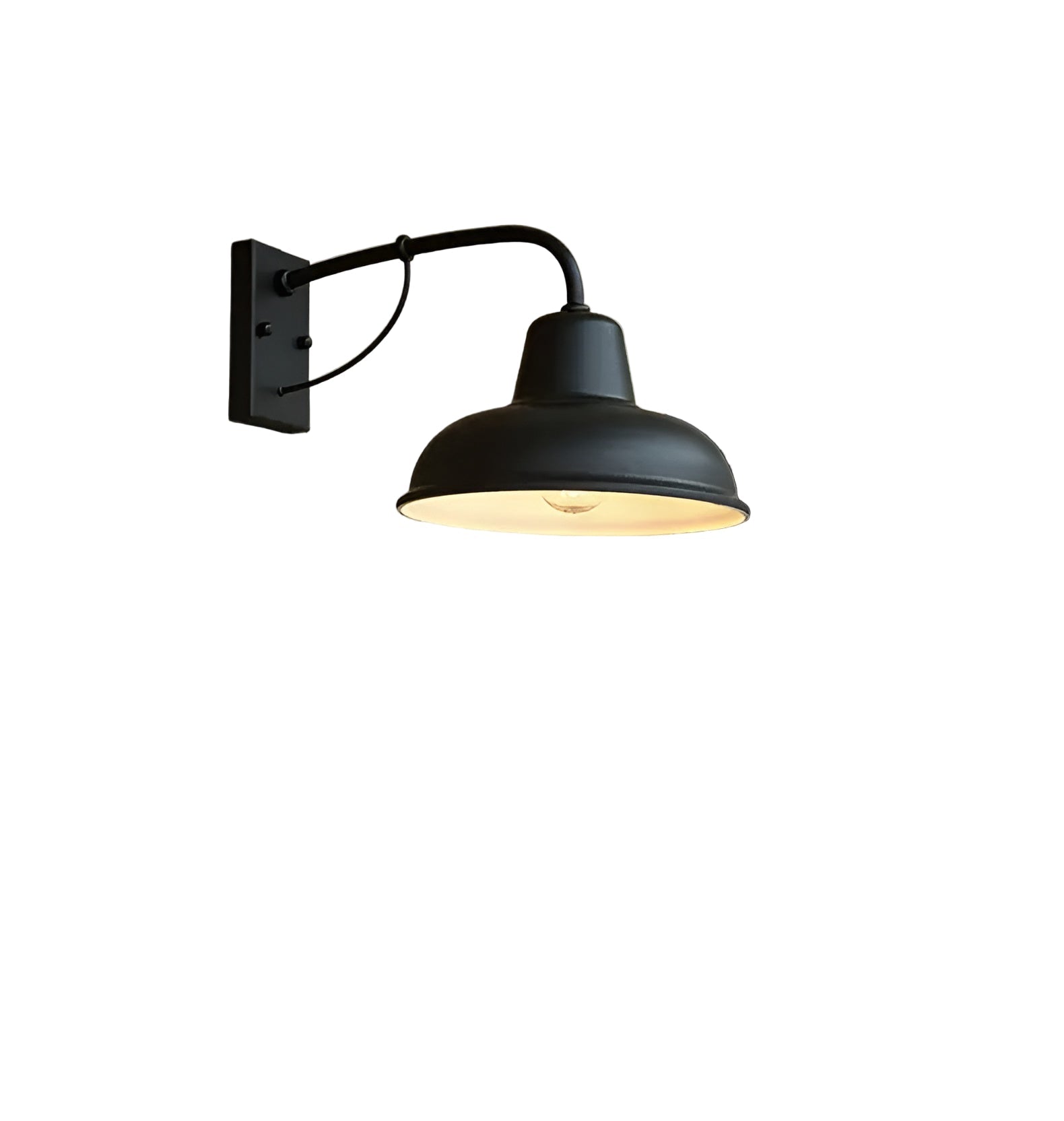 Antikk rustikk vegglampe for innendørs og utendørs bruk. Industriell vintage belysning til hjem og hytte.
