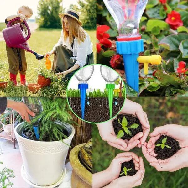 Aldri mer tørre planter! Automatisk dryppvanning for enkel og effektiv plantepleie i hagen.
