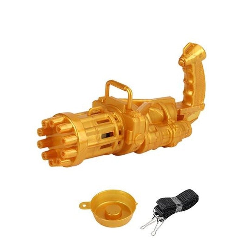 Allsidig automatisk boblepistol for barn. Ideell for innendørs moro og utendørs sommerlek, enkel drift.