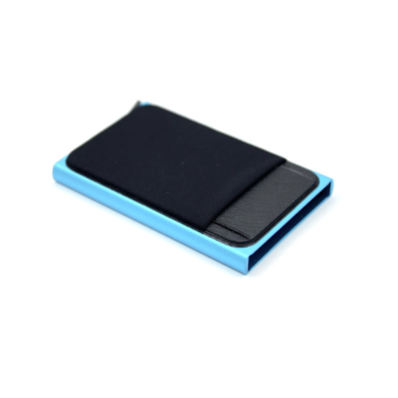 Robust metall kortholder med automatisk pop-up og RFID-sikkerhet for menn.
