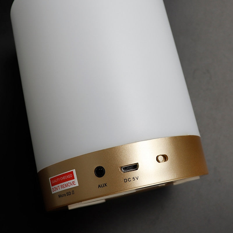 Lyskilde og lydkilde: Koranlampe med Bluetooth-høyttaler, stemmestyring for åndelig atmosfære.