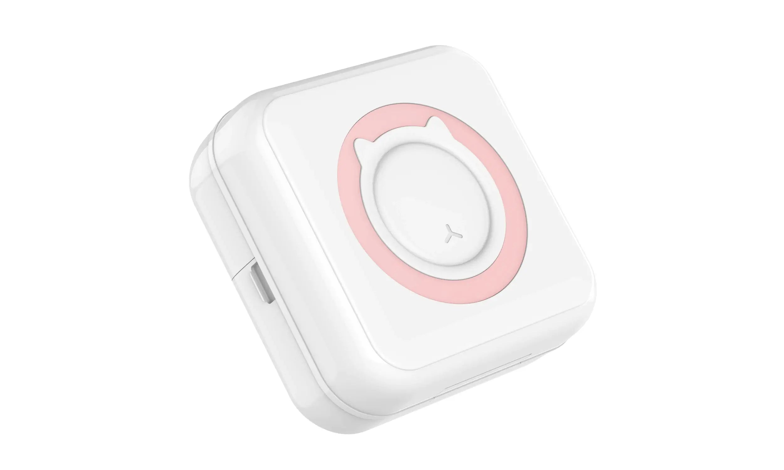 Kompakt mobilprinter, ideell for utskrift av minner, handlelister og små etiketter hjemme eller på farten.
