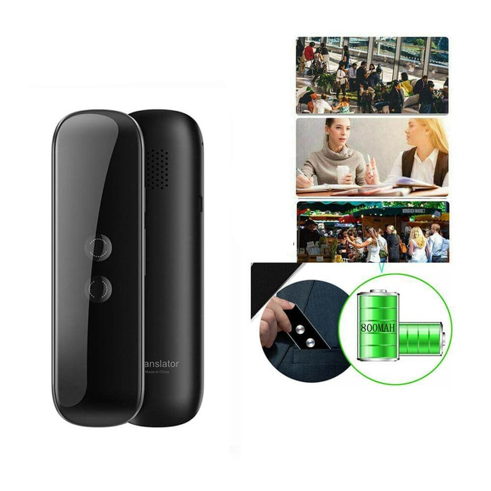 Avansert elektronisk språkoversetter gadget med smart teknologi for enkel bruk.